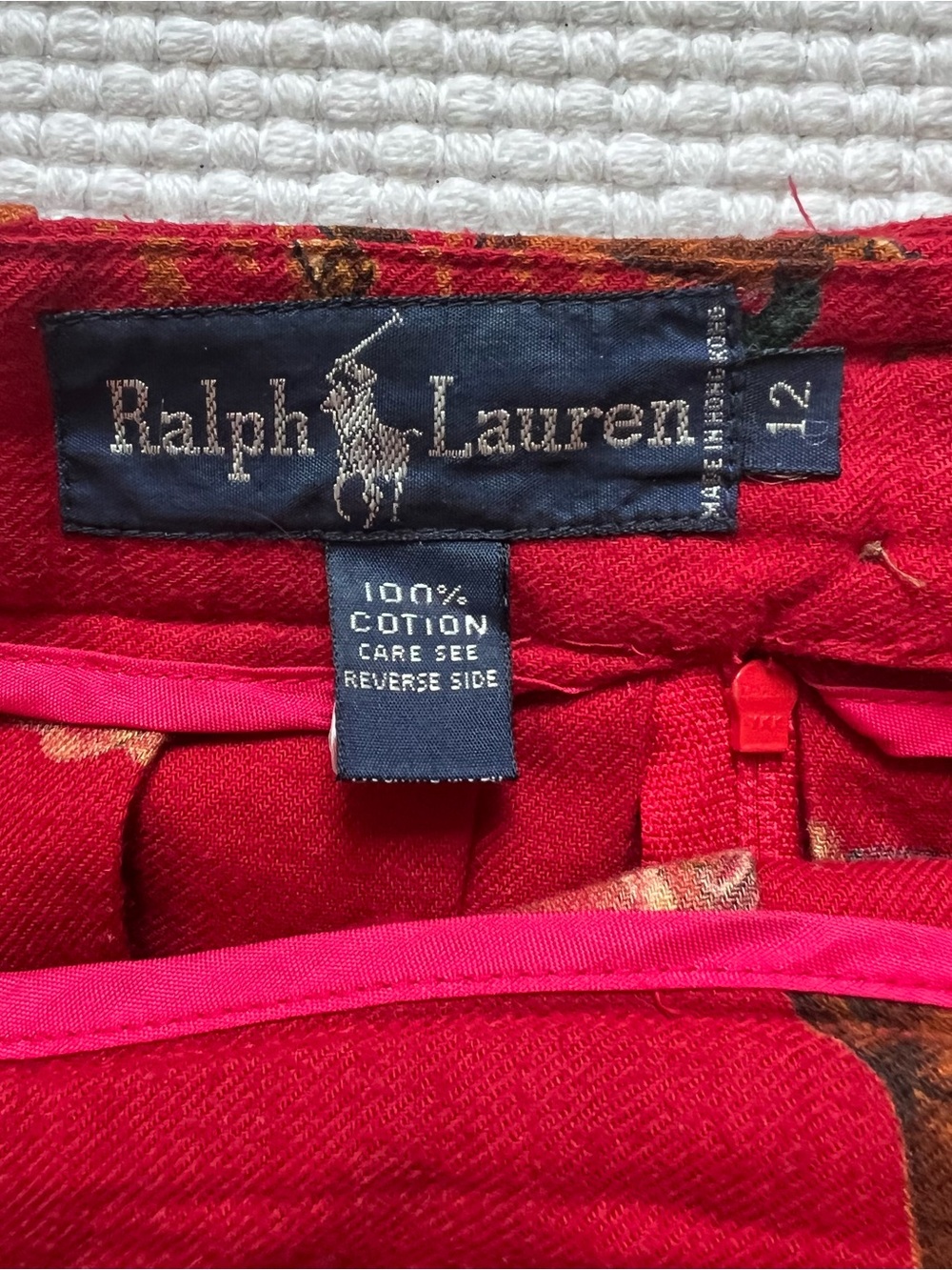 Vintage Ralph Lauren Equestrian Print Skirt - Picture 4 of 4
